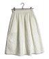 homspun (ホームスパン) 天竺キルティングスカート ホワイト サイズ:S：10000円