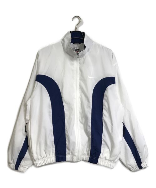 NIKE（ナイキ）NIKE (ナイキ) 90’Sバックスウッシュナイロンジャケット ネイビー×ホワイト サイズ:Lの古着・服飾アイテム