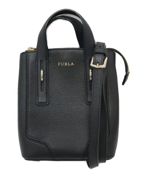 FURLA（フルラ）FURLA (フルラ) 2WAYミニショルダーバッグ ブラック サイズ:実寸参照の古着・服飾アイテム