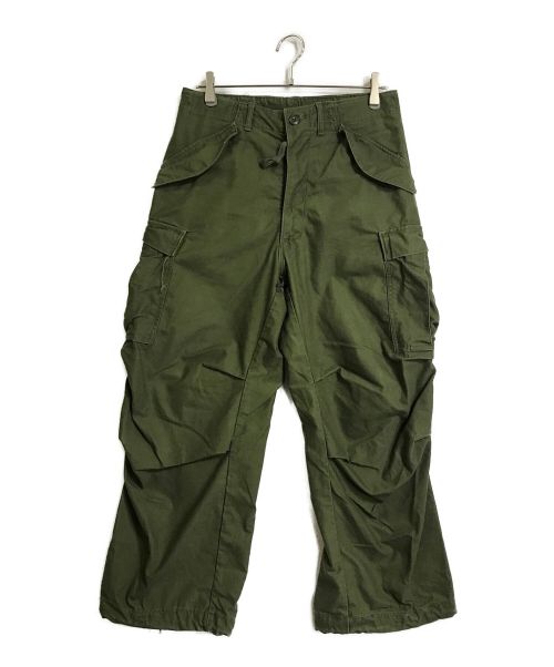 US ARMY（ユーエスアーミー）US ARMY (ユーエス アーミー) 【古着】M-65ミリタリーフィールドパンツ グリーン サイズ:SMALL-SHORTの古着・服飾アイテム