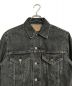 LEVI'S (リーバイス) ブラックデニムジャケット ブラック サイズ:M：7000円