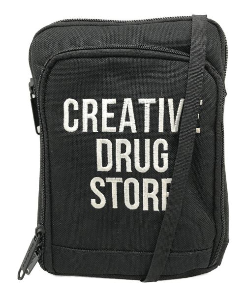 creative drug store（クリエイティヴドラッグストア）creative drug store (クリエイティヴドラッグストア) ショルダー ブラック サイズ:実寸参照の古着・服飾アイテム