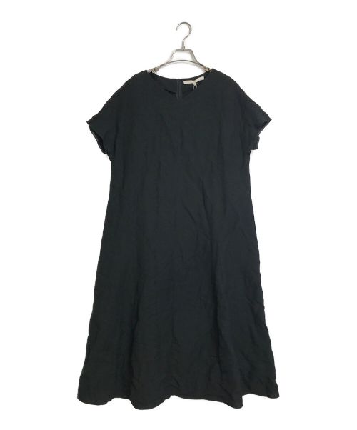 自由区（ジユウク）自由区 (ジユウク) ブラウスワンピース ブラック サイズ:48の古着・服飾アイテム