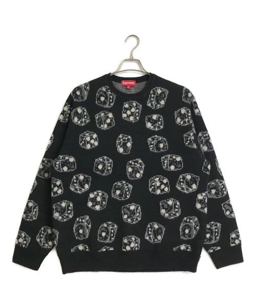 SUPREME（シュプリーム）Supreme (シュプリーム) Dice Sweater ブラック サイズ:Mの古着・服飾アイテム
