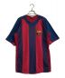 INTERNATINAL LEAGUE SPORTS WEAR（インターナショナルラージウェア）の古着「レプリカゲームシャツ　バルセロナ　スポーツウェア」｜レッド×ブルー