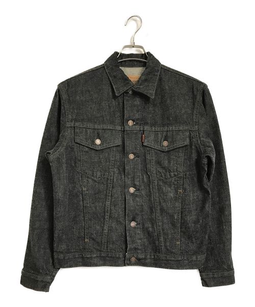 LEVI'S（リーバイス）LEVI'S (リーバイス) 先染めブラックデニムジャケット　LEVI‘S  リーバイス　ブラック　70651-0259　オレンジタブ　90年代　90s　ボタン裏H07 ブラック サイズ:Sの古着・服飾アイテム