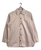 Acne studiosアクネストゥディオス）の古着「オーバーサイズシャツ/Houston cotton twill shirt ビッグサイズシャツ」｜ピンク