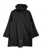 ADOREアドーア）の古着「スポンディッシュボンディングブルゾン　デザインジャケット　デザインコート」｜ブラック
