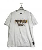 FENDIフェンディ）の古着「FENDI　　ロゴTシャツ　12CPF-19-3802」｜ホワイト