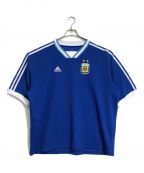 adidasアディダス）の古着「ゲームシャツ　アルゼンチン代表　ビッグサイズ　スポーツ　Tシャツ」｜ブルー