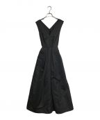 Ameriアメリ）の古着「サテンスカートドレス　AMERI アメリ　ワンピース　ブラック　Mサイズ　0191540350」｜ブラック