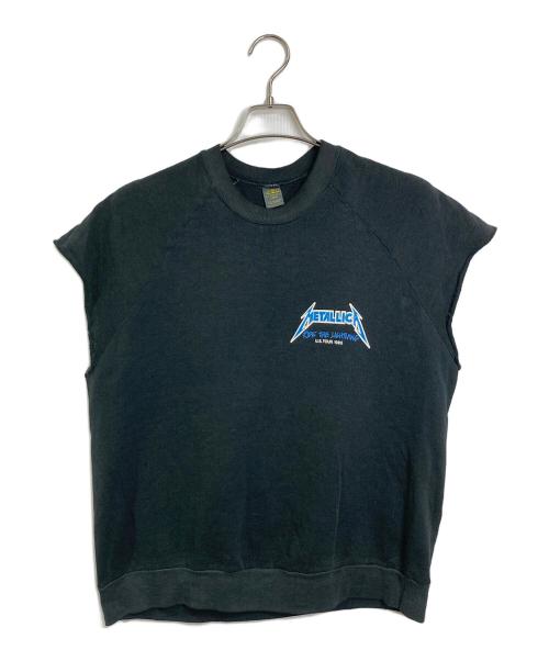 JERZEES (ジャージーズ) 【古着】80’S メタリカ バンドTシャツ　1985ツアー ブラック サイズ:L（42−44）