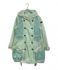 TATRAS (タトラス) キルティングダウンライナー付き ナイロンコート モッズコート グリーン サイズ:実寸参照