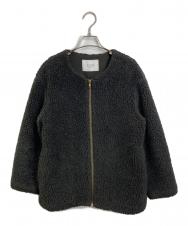 IENA (イエナ) カジュアルボアブルゾンフリースジャケット グレー サイズ:FREE