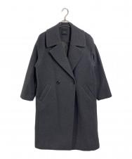 Spick and Span (スピックアンドスパン) Wフェイスビックカラーコート　チェスターコート　ロングコート グレー サイズ:38