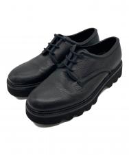 EMPORIO ARMANI (エンポリオ アルマーニ) ダービーシューズ ブラック サイズ:US8