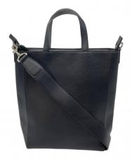 FUJITAKA (フジタカ) ショルダー付トートバッグ ブラック