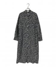 BALLSEY (ボールジィ) フローラルプリント ロングシャツワンピース ブラック サイズ:36 未使用品