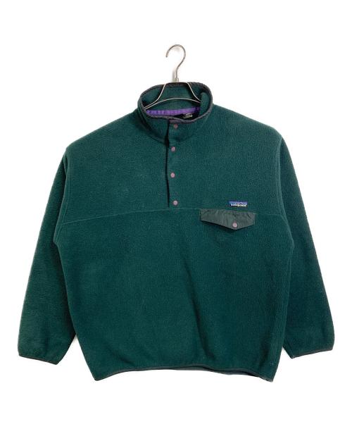 Patagonia (パタゴニア) 【古着】90's シンチラスナップＴ　90年代　USA製 グリーン サイズ:L