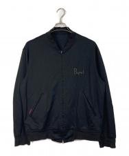 PAPAS (パパス) 23SS リネンニットボンバーブルゾン ブラック サイズ:M
