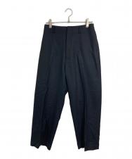 MARKA (マーカ) STITCHLESS TROUSERS ステッチレストラウザーズ  ウールパンツ　日本製 ブラック サイズ:3