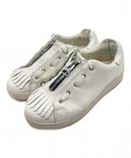A.P.C. (アーペーセー) sacai (サカイ) MINIMAL JULIETTA レザー ローカット スニーカー ホワイト サイズ:24.93CM