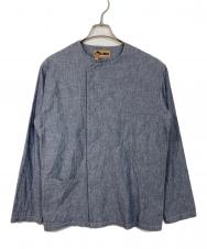 NIGEL CABOURN (ナイジェルケーボン) スリーピングシャツ ブルー サイズ:46