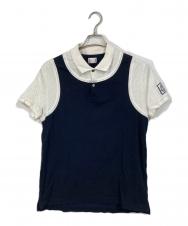 MONCLER GAMME BLEU (モンクレール ガム ブルー) ポロシャツ ネイビー サイズ:XL