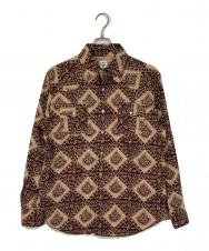 South2 West8 (サウスツー ウエストエイト) Western Shirt ブラウン サイズ:M