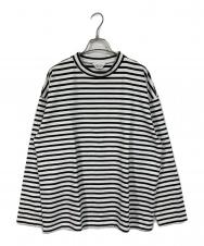 UNUSED (アンユーズド) long sleeve border t-shirt ブラック×ホワイト サイズ:1 未使用品