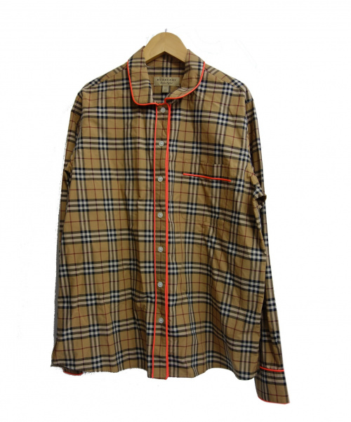 BURBERRY（バーバリー）BURBERRY (バーバリー) ノヴァチェックシャツ ブラウン サイズ:12 4068859 18SSの古着・服飾アイテム
