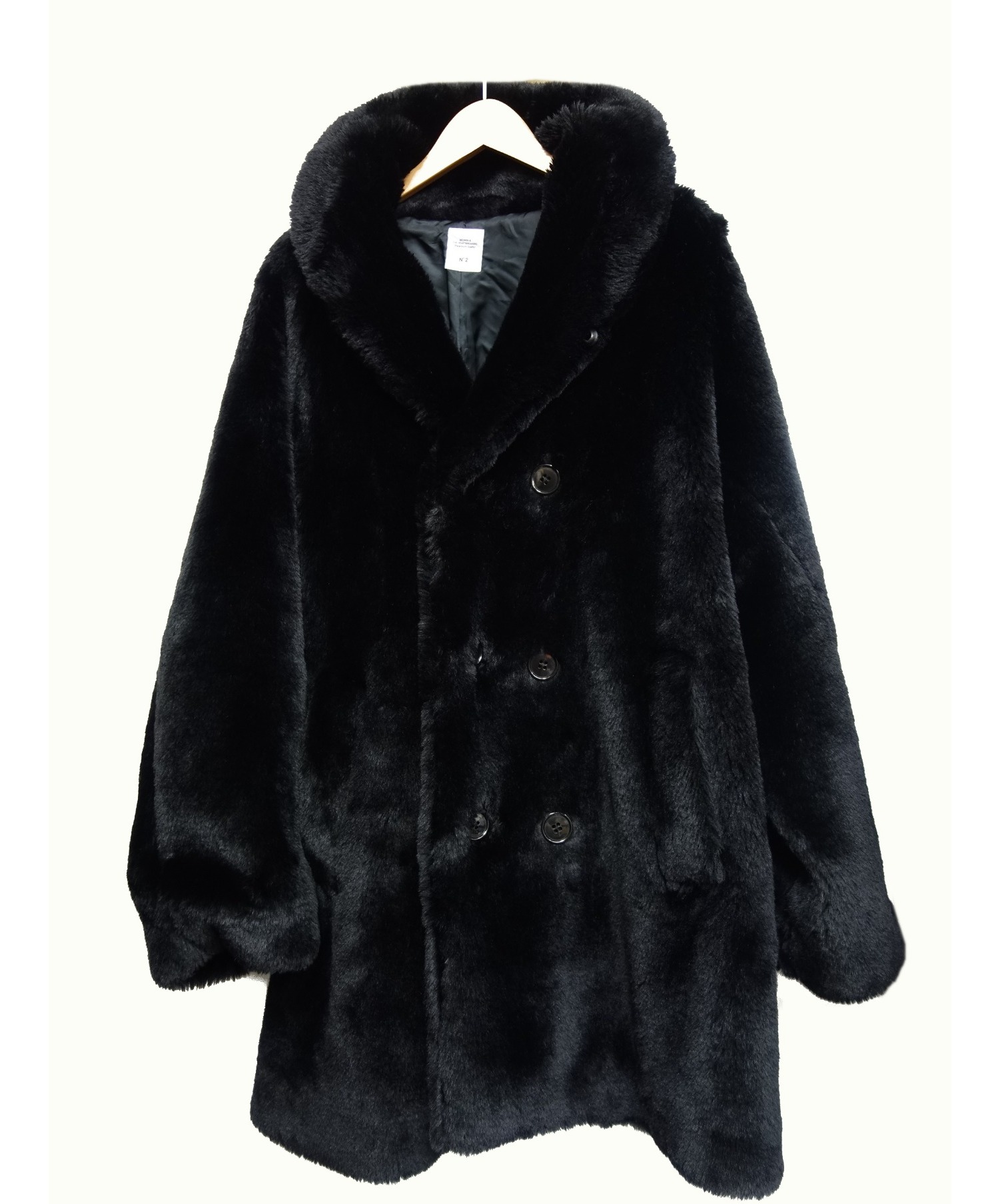 中古 古着通販 Bedwin ベドウィン ファーコート ブラック サイズ M 19aw Jimmie ブランド 古着通販 トレファク公式 Trefac Fashion