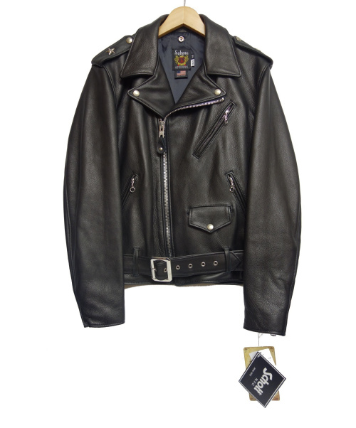 中古 古着通販 Schott ショット ワンスター ダブルライダース ブラック サイズ 40 未使用品 7416 ブランド 古着通販 トレファク公式 Trefac Fashion