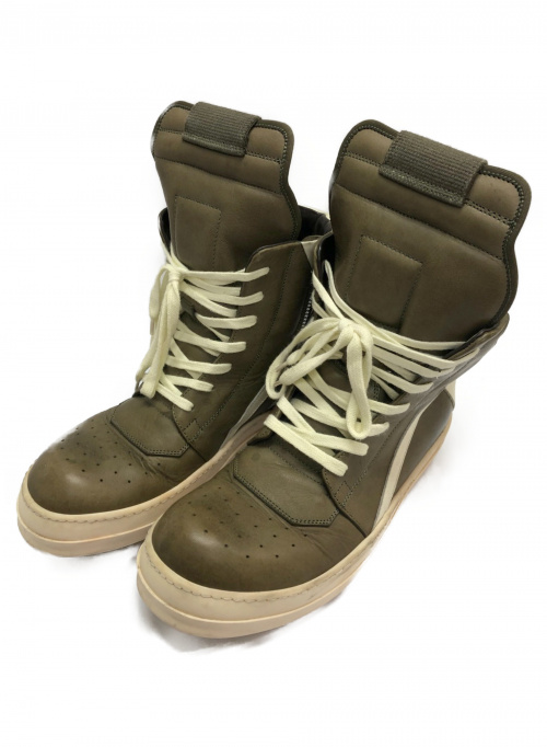 中古 古着通販 Rick Owens リックオウエンス ジオバスケットスニーカー オリーブ サイズ 40 5346 ブランド 古着通販 トレファク公式 Trefac Fashion