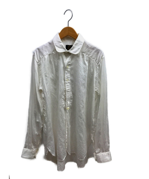 Needles（ニードルズ）Needles (ニードルズ) ラウンドカラーEDWシャツ ホワイト サイズ:XS 20FW ROUND COLLAR EDW SHIRT COTTON SATEENの古着・服飾アイテム
