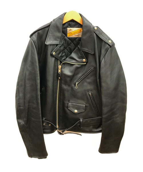 中古 古着通販 Schott ショット 613ワンスターダブルライダースジャケット ブラック サイズ 44 613us Vintage Onestar Riders 復刻牛タグ ブランド 古着通販 トレファク公式 Trefac Fashion