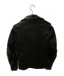 A.P.C. (アーペーセー) カウレザーダブルライダースジャケット ブラック サイズ:S：14800円