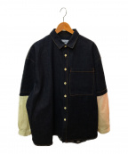 SUNNEI（サンネイ）の古着「レイヤードデニムシャツジャケット」｜インディゴ