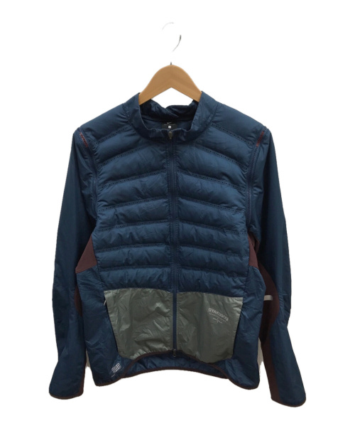 GYAKUSOU（ギャクソウ）GYAKUSOU (ギャクソウ) エアロロフト ジップ オフ ジャケット ブルー×ブラウン サイズ:Lの古着・服飾アイテム