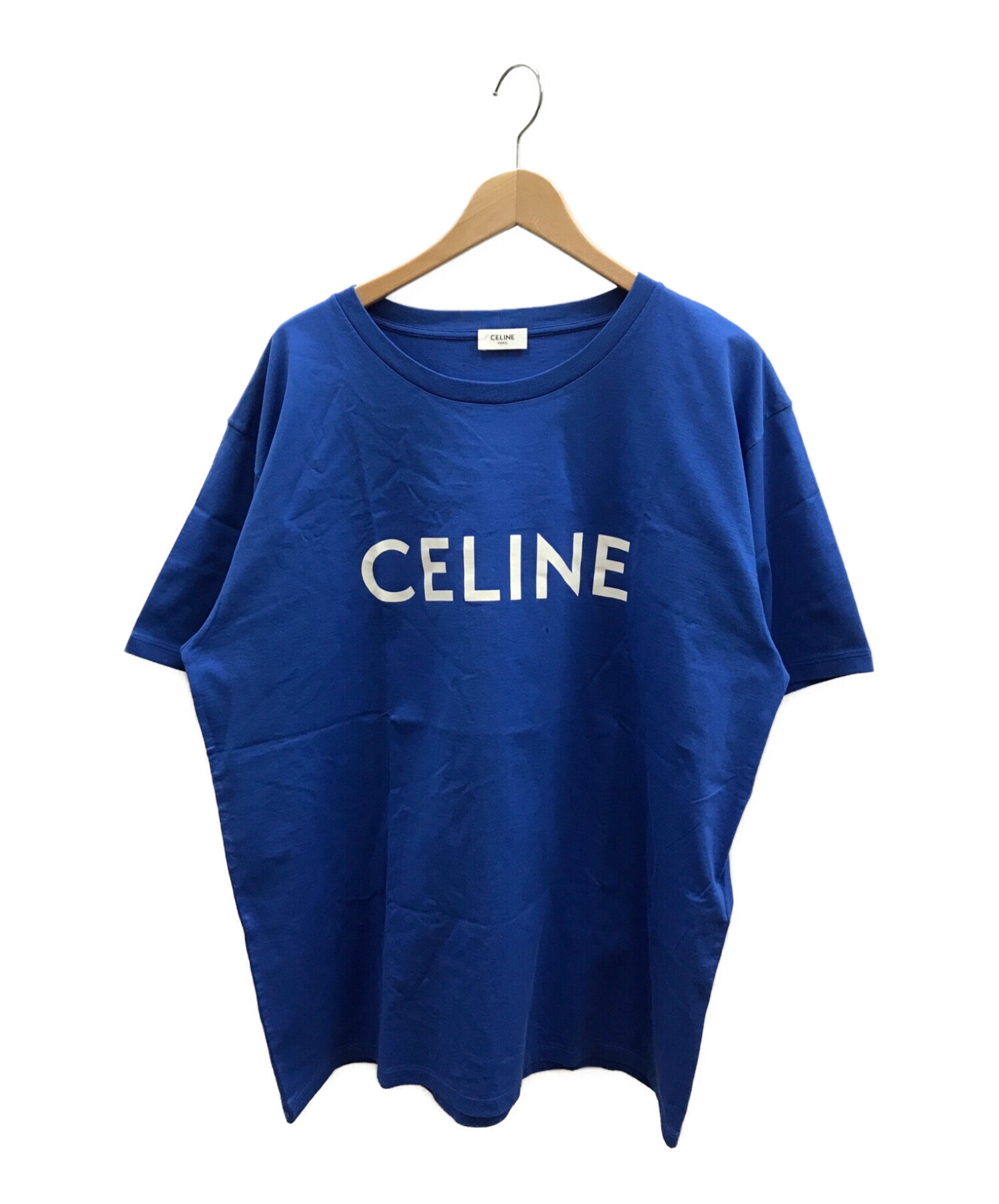 【中古・古着通販】CELINE (セリーヌ) ルーズTシャツ ブルー サイズ:XL｜ブランド・古着通販 トレファク公式【TREFAC FASHION】