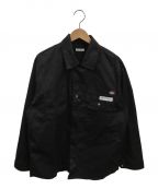 TOGA ARCHIVES（トーガアーカイブス）の古着「Zip up shirt / ジップアップシャツ」｜ブラック