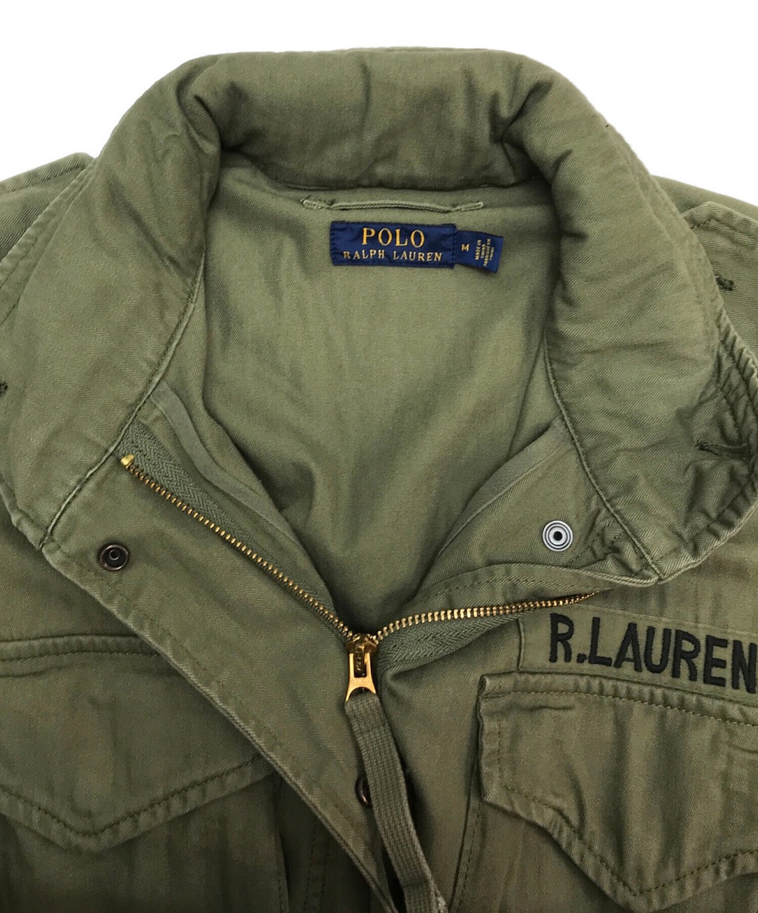 POLO RALPH LAUREN (ポロ・ラルフローレン) M65フィールドジャケット カーキ サイズ:M