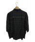 SHAREEF (シャリーフ) ドローイングチェックビッグシャツ ブラック サイズ:１：3980円