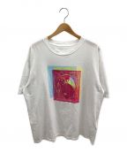 Maison Margiela 10（メゾンマルジェラ 10）の古着「Stamps T / スタンププリントTシャツ / プリントTシャツ」｜ホワイト