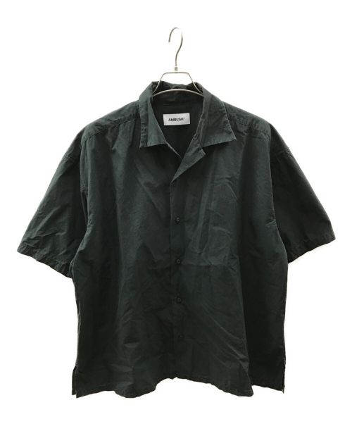 AMBUSH（アンブッシュ）AMBUSH (アンブッシュ) バックロゴオーバーサイズシャツ / 半袖シャツ ブラック サイズ:48の古着・服飾アイテム