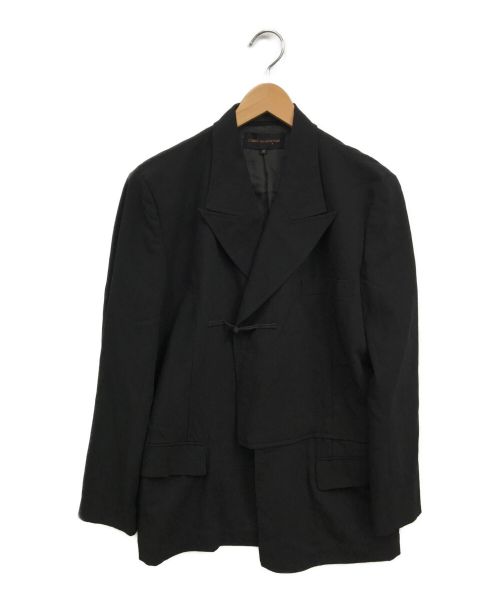COMME des GARCONS（コムデギャルソン）COMME des GARCONS (コムデギャルソン) 80S'ウールジャケット / テーラードジャケット / デザインジャケット / チャイナジャケット ブラック サイズ:Mの古着・服飾アイテム