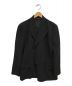 COMME des GARCONS（コムデギャルソン）の古着「80S'ウールジャケット / テーラードジャケット / デザインジャケット / チャイナジャケット」｜ブラック