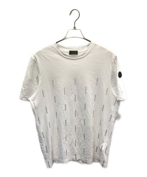 MONCLER（モンクレール）MONCLER (モンクレール) MAGLIA T-SHIRT / ロゴプリントTシャツ ホワイト サイズ:Mの古着・服飾アイテム