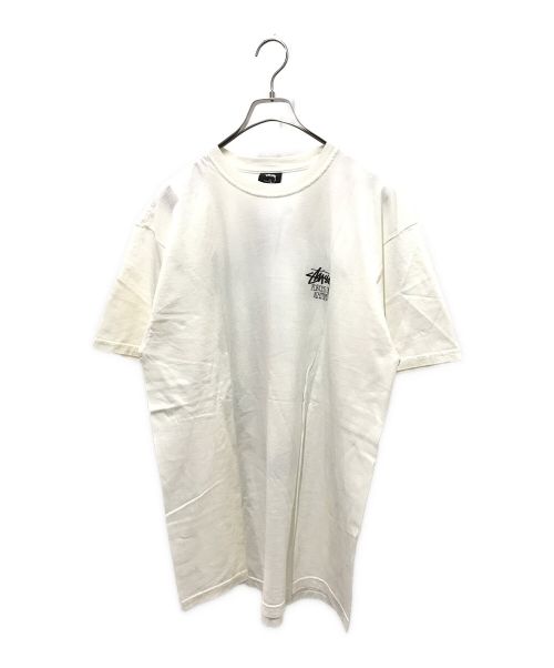stussy（ステューシー）stussy (ステューシー) プリントTシャツ ホワイト サイズ:Lの古着・服飾アイテム