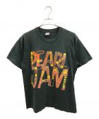 バンドTシャツバンドTシャツ）の古着「【古着】90'S pearl jam ヴィンテージTシャツ」｜ブラック